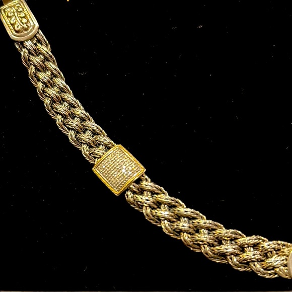 18k gold diamonds 925 Effy bracelet